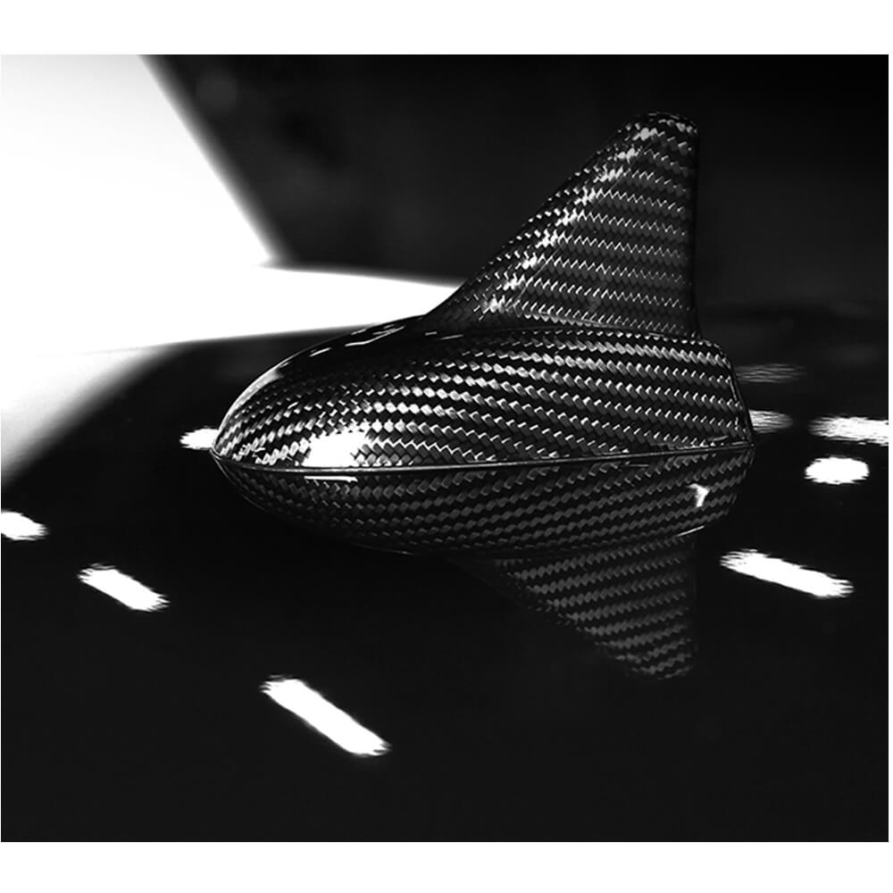 Maserati Quattroporte QP Ghibli 2014-2017 Car Shark Fin Roof Antenna Carbon Fiber-Ahacarbon