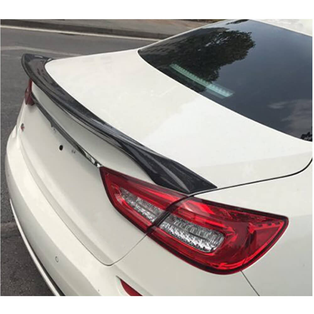 Maserati Quattroporte QP 2013-2019 Rear Trunk Spoiler Carbon Fiber-Ahacarbon