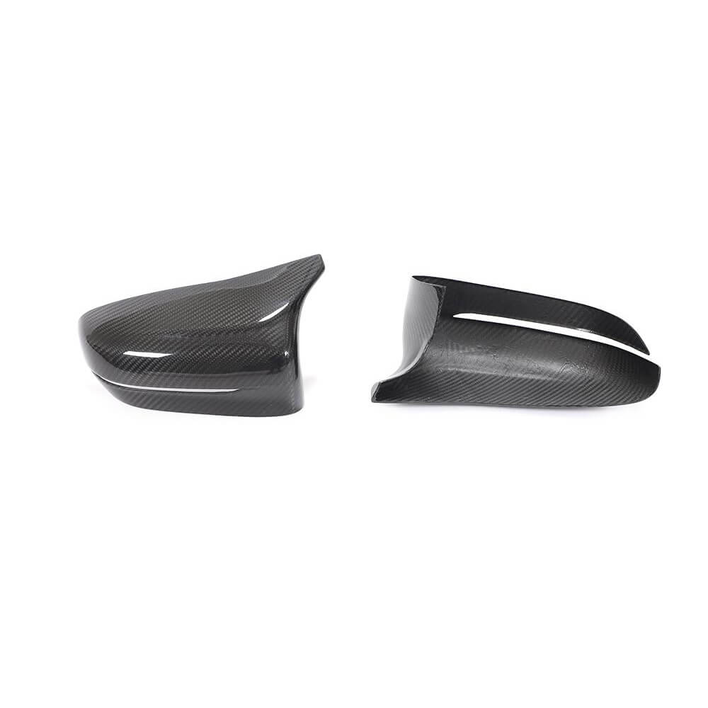 BMW 5 Series F90 M5 Pre-LCI 2018-2020 Mirror Covers Pair RHD Carbon Fiber-Ahacarbon