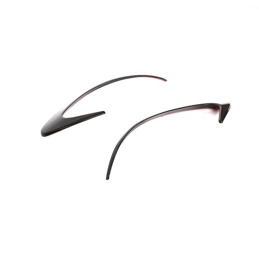 For Mercedes Benz CLS Class C257 Sport CLS53 AMG Sedan 18-20 Carbon Fiber Rear Bumper Air Fender Vent Fins-Ahacarbon