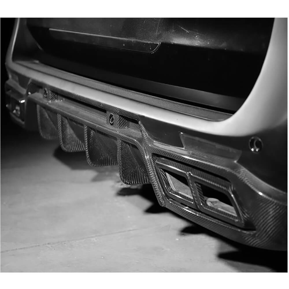 Mercedes Benz V Class W447 Vito 2015-2019 Rear Bumper Carbon Fiber-Ahacarbon