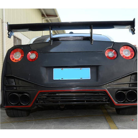 Nissan GTR R35 2009-2015 Rear Trunk Spoiler Dry Carbon Fiber-Ahacarbon