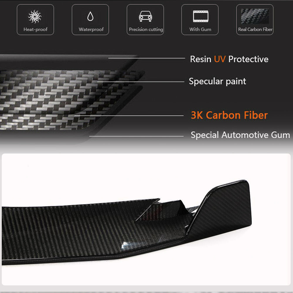 Toyota GR86 Coupe 2-Door 2022-2023 Front Bumper Lip Carbon Fiber-Ahacarbon