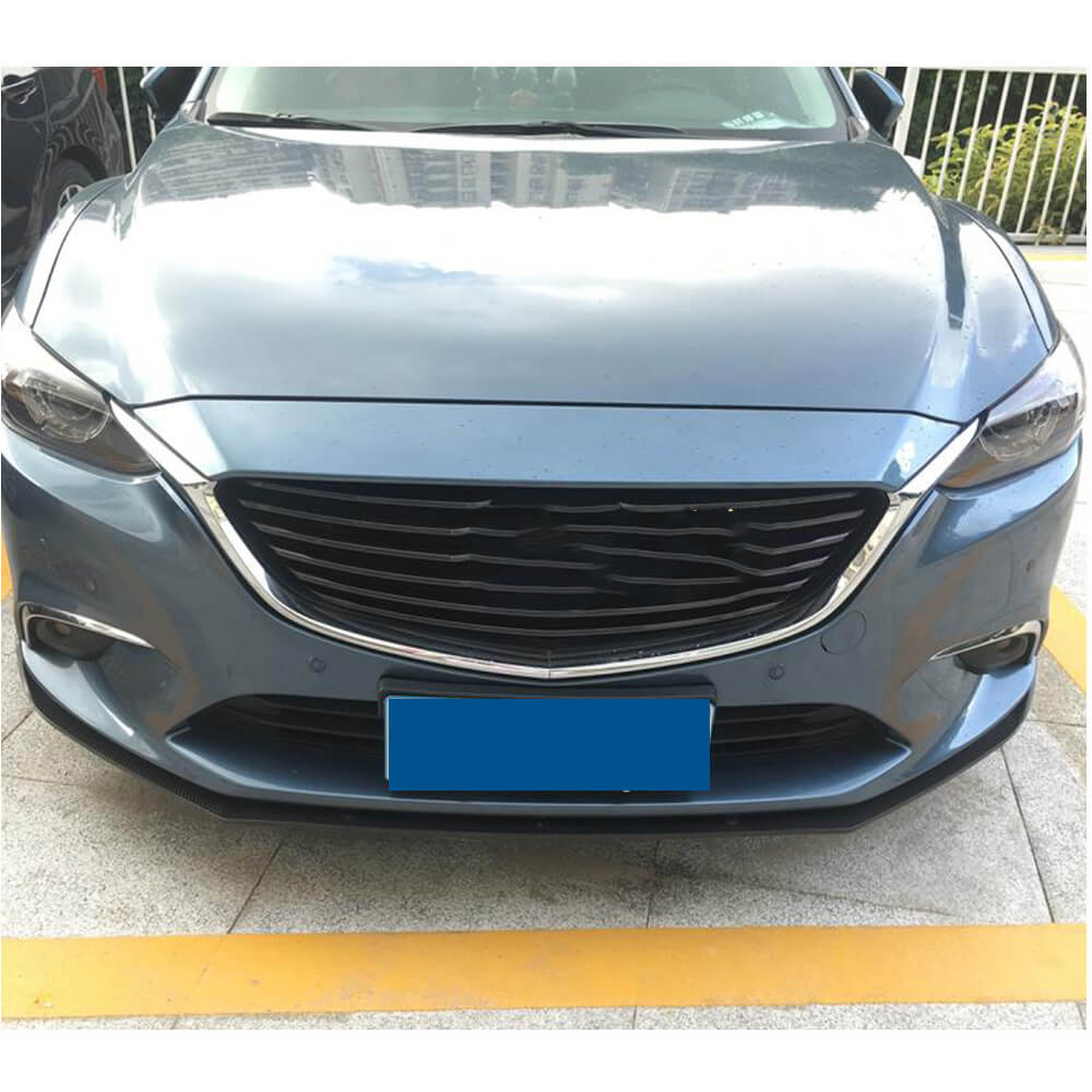 Mazda 6 Atenza Sedan 2017-2019 Front Bumper Lip Carbon Fiber-Ahacarbon
