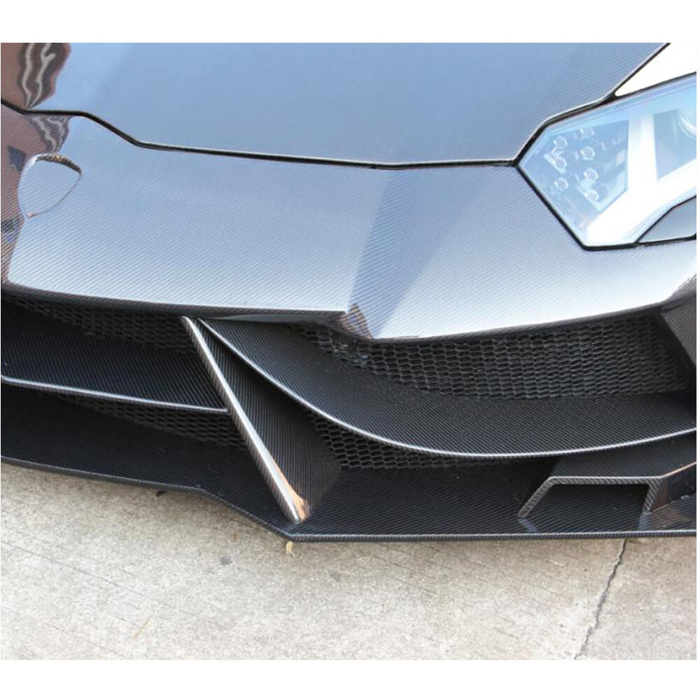 Lamborghini Aventador LP700-4 2011-2016 Front Bumper Lip Carbon Fiber-Ahacarbon