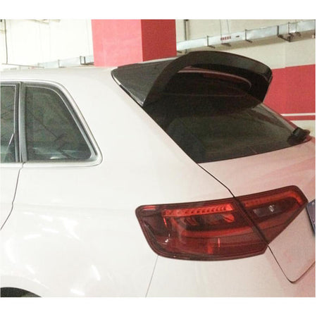 Audi A3 8V 8V.5 Base Hatchback 2014-2020 Rear Roof Spoiler Carbon Fiber ﻿-Ahacarbon