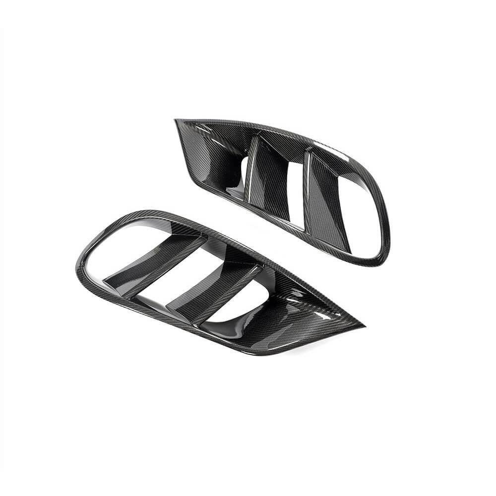 Mercedes Benz C217 S500 S550 Sport Pre-facelift 2015-2017 Fog Light Covers Dry Carbon Fiber-Ahacarbon
