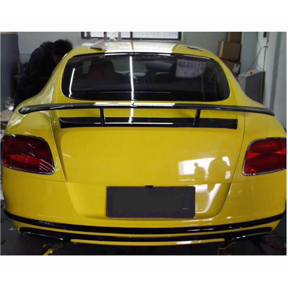 Bentley Continental GT 2nd Gen Coupe 2012-2014 Rear Trunk Spoiler Carbon Fiber-Ahacarbon
