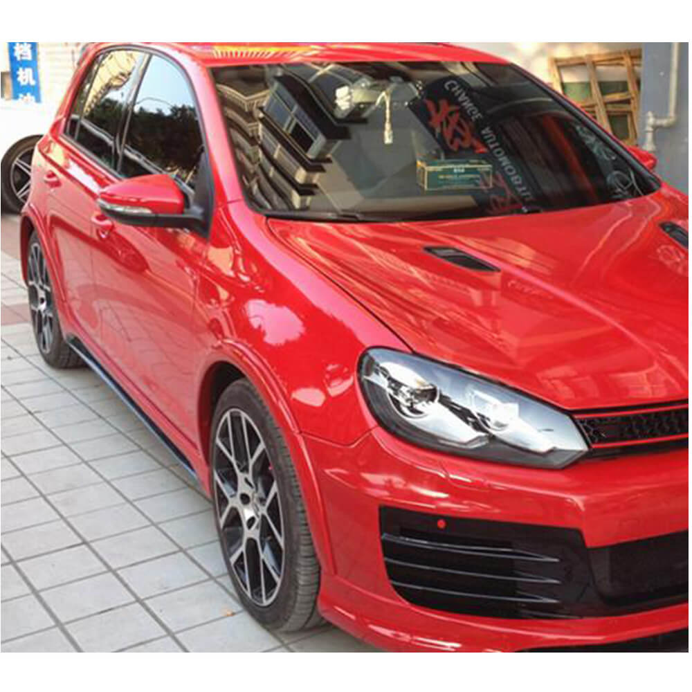 Volkswagen VW Golf 6 VI MK6 Base 2010-2013 Side Skirts Carbon Fiber-Ahacarbon