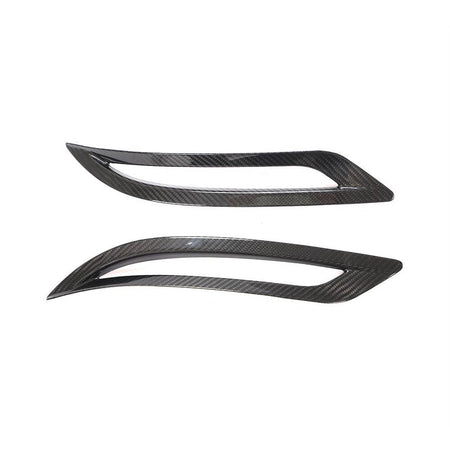 Tesla Model 3 2016-2022 Rear Bumper Reflector Cover Dry Carbon Fiber-Ahacarbon