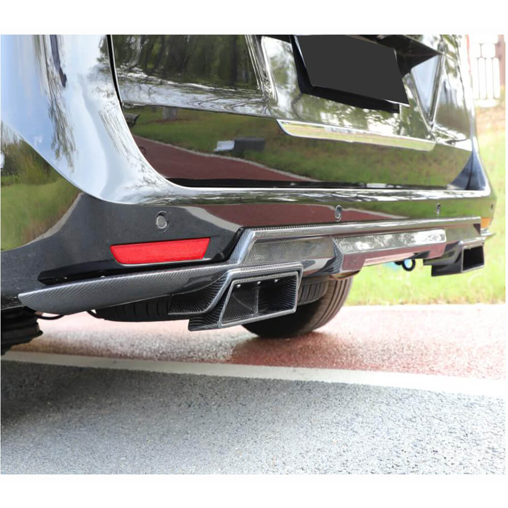 Mercedes Benz V Class W447 2016-2019 Rear Bumper Diffuser Carbon Fiber-Ahacarbon