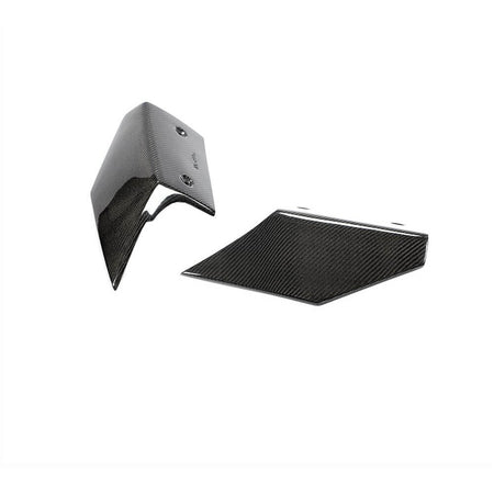 For BMW X6 F16 Base Carbon Fiber Rear Bumper Splitter Cupwing Winglets Vent Flaps-Ahacarbon