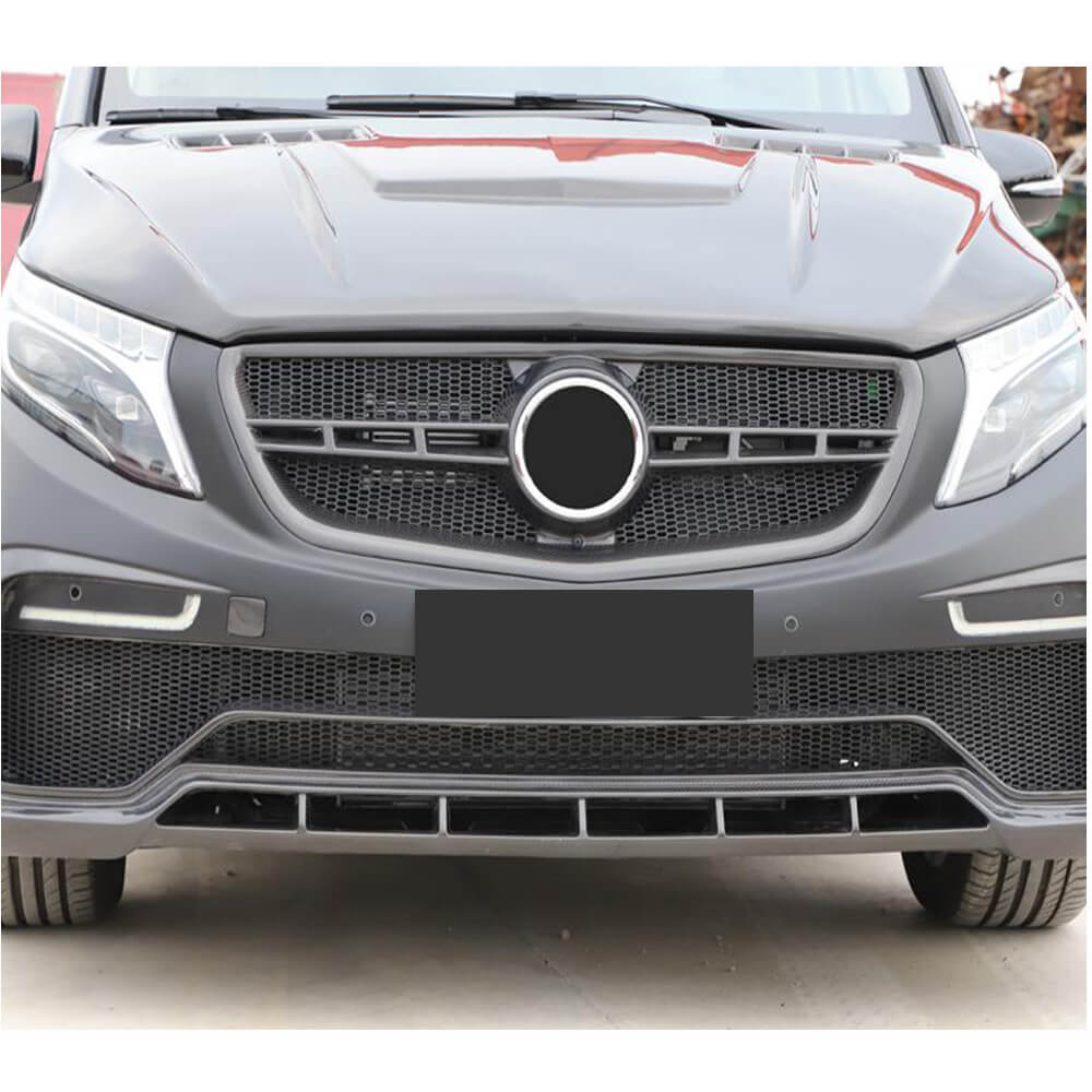 Mercedes Benz V Class W447 Vito 2016-2019 Engine Bonnet Hood Cover Carbon Fiber-Ahacarbon