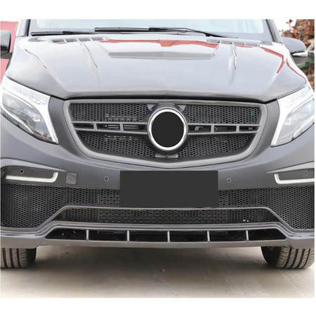 Mercedes Benz V Class W447 Vito 2016-2019 Engine Bonnet Hood Cover Carbon Fiber-Ahacarbon