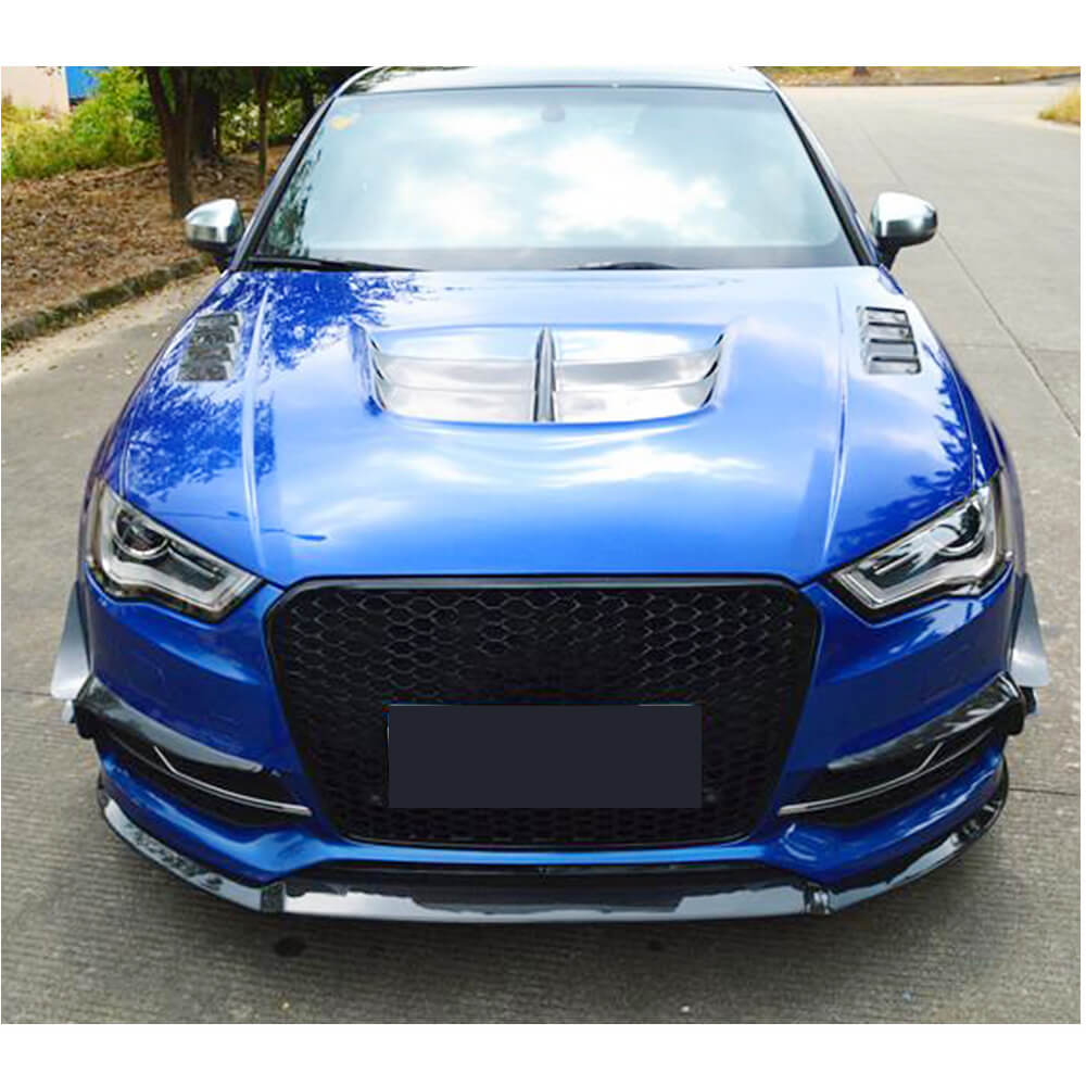 Audi S3 A3 8V Sline Sedan 2014-2016 Front Bumper Vents Carbon Fiber-Ahacarbon