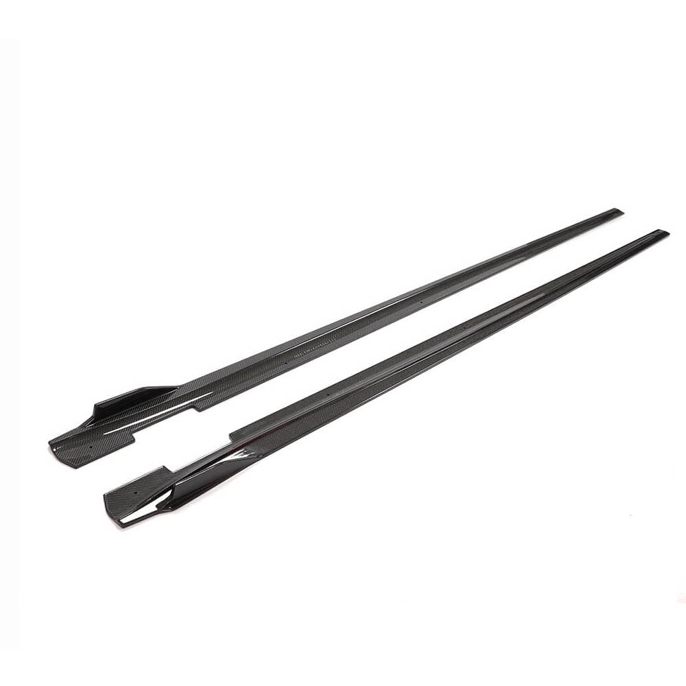 Porsche Panamera 2017-2020 Side Skirts Carbon Fiber-Ahacarbon
