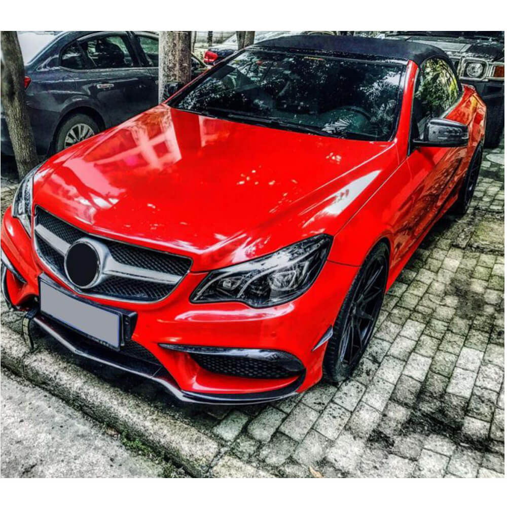 Mercedes Benz (W207) C207 A207 Sport Facelift 2014-2016 Front Bumper Trims Carbon Fiber-Ahacarbon