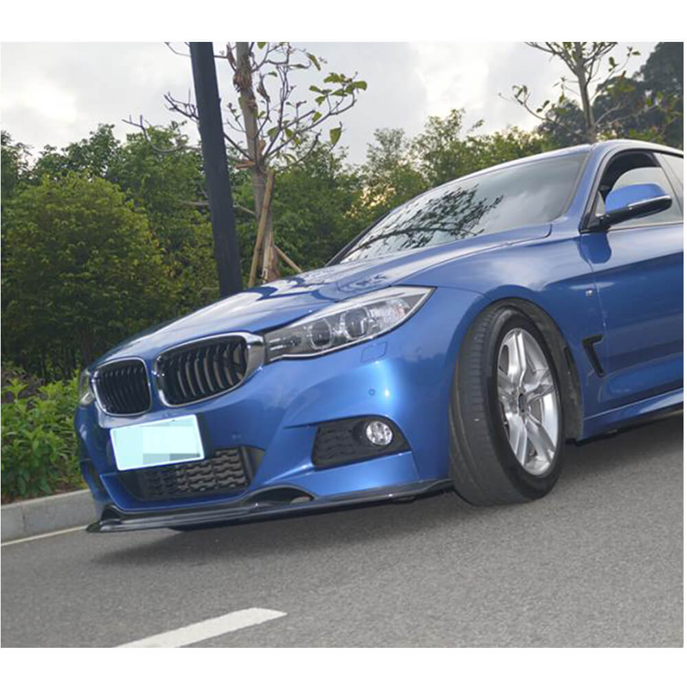 BMW 3 Series F34 M Sport GT 2014-2018 Front Bumper Lip Carbon Fiber-Ahacarbon
