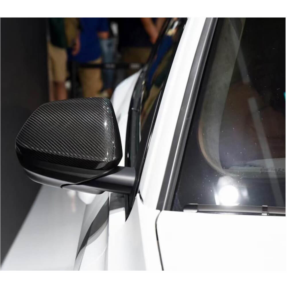 Lamborghini Urus Audi Q8 2018-2021 Mirror Caps Add-on Dry Carbon Fiber-Ahacarbon