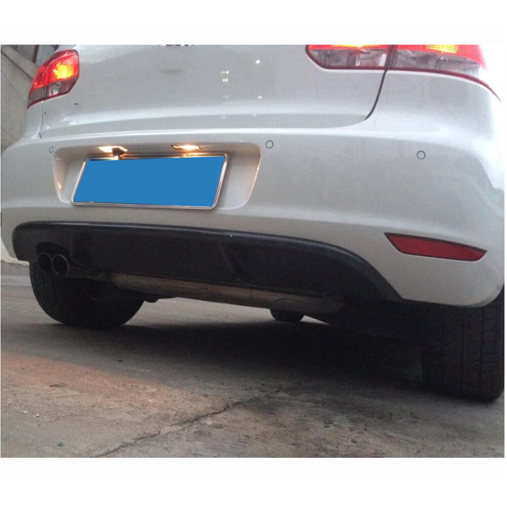 Volkswagen VW Golf 6 MK6 Base Hatchback 2010-2013 Rear Bumper Diffuser Carbon Fiber-Ahacarbon