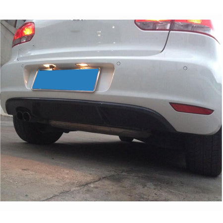 Volkswagen VW Golf 6 MK6 Base Hatchback 2010-2013 Rear Bumper Diffuser Carbon Fiber-Ahacarbon