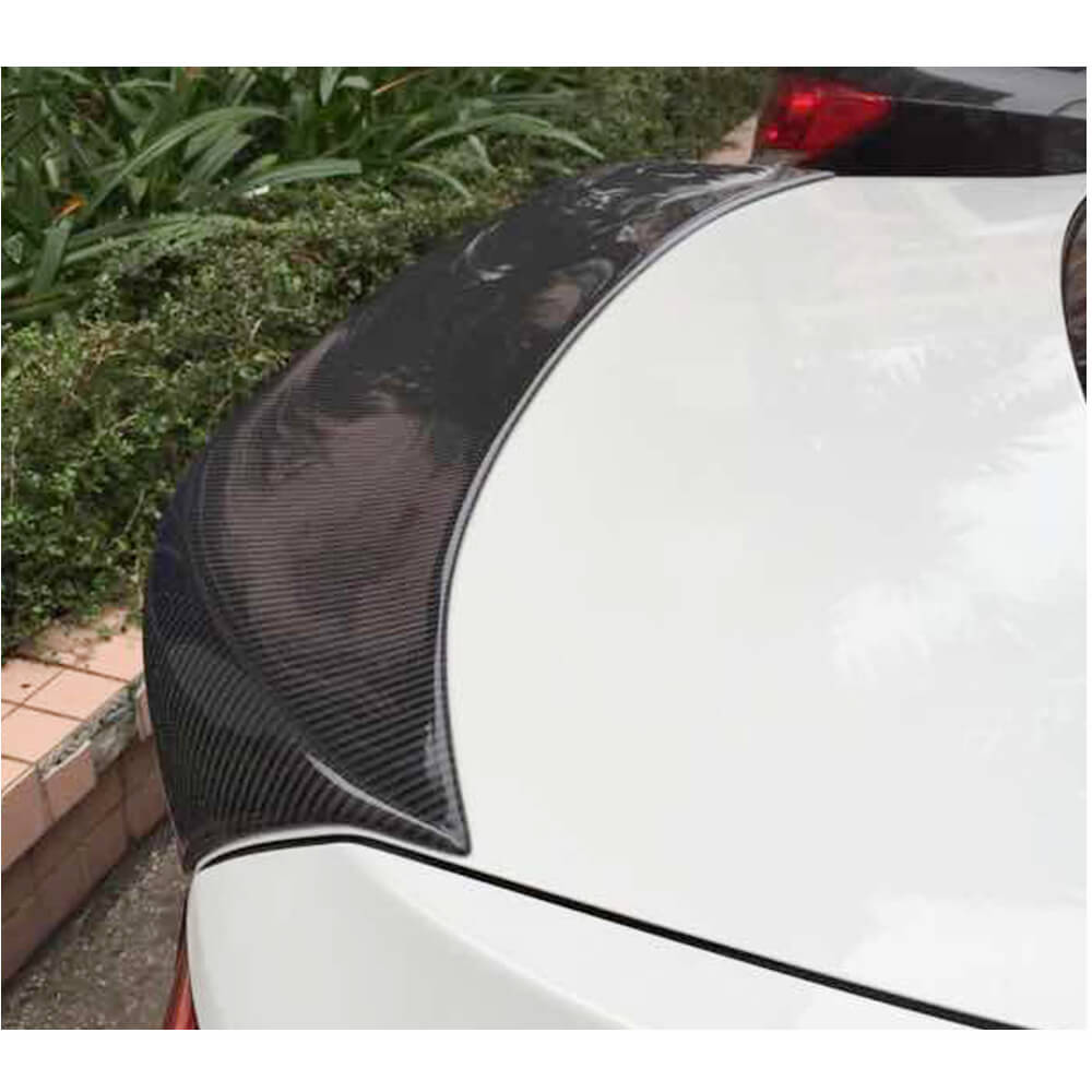 BMW 5 Series F10 M5 2011-2018 Rear Trunk Spoiler Carbon Fiber-Ahacarbon