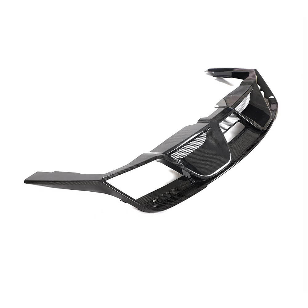 Ford Mustang V8 GT 2018-2021 Rear Bumper Diffuser Carbon Fiber-Ahacarbon