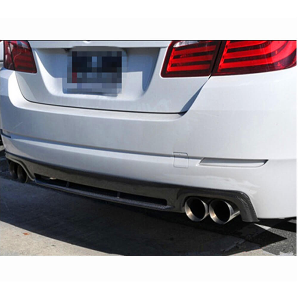 BMW 5 Series F10 M Sport 2012-2016 Rear Bumper Diffuser Carbon Fiber-Ahacarbon
