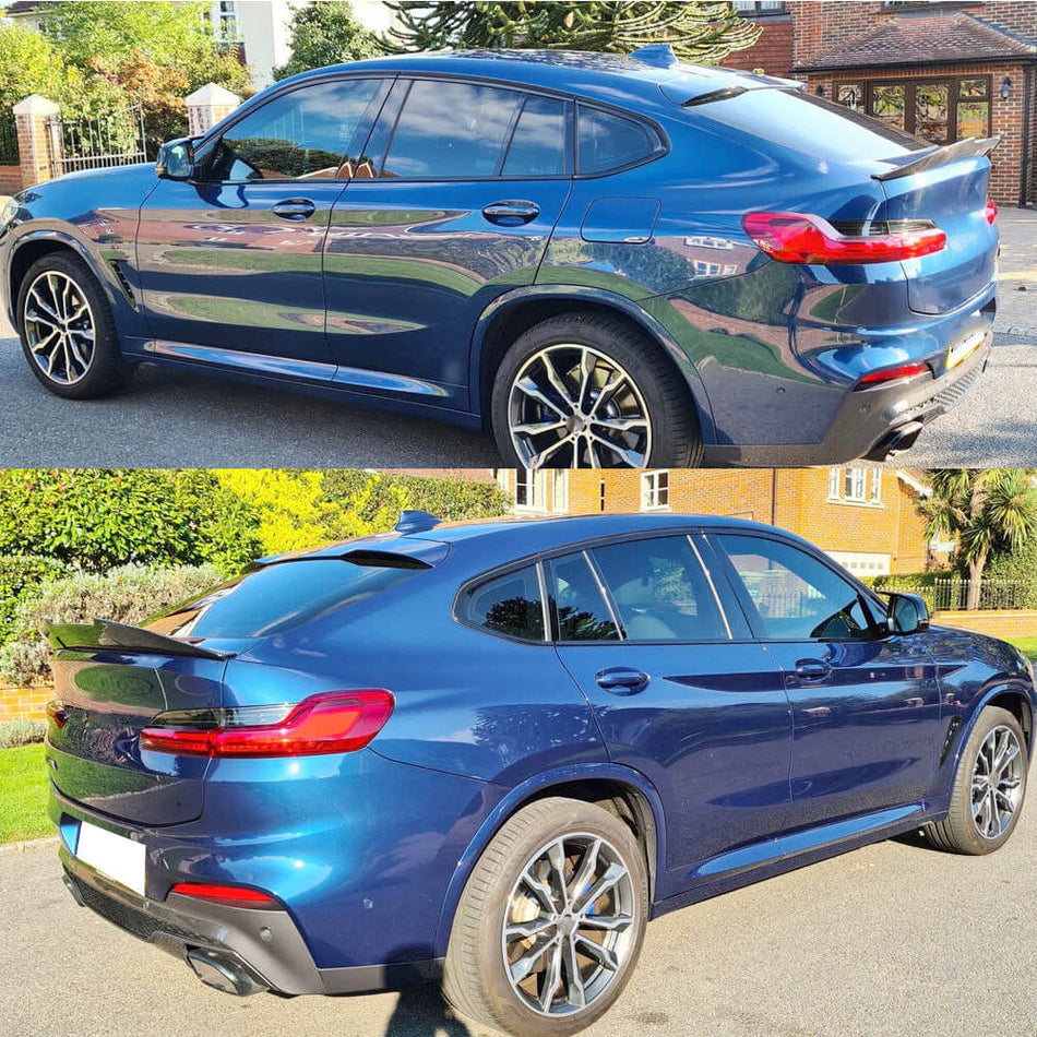 BMW X4 G02 2019UP Rear Trunk Spoiler Carbon Fiber-Ahacarbon