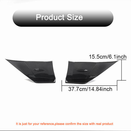 Subaru BRZ Toyota GR86 2022+ Rear Bumper Splitters Carbon Fiber-Ahacarbon