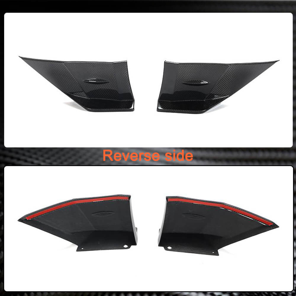 Subaru BRZ Toyota GR86 2022+ Rear Bumper Splitters Carbon Fiber-Ahacarbon