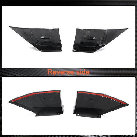 Subaru BRZ Toyota GR86 2022+ Rear Bumper Splitters Carbon Fiber-Ahacarbon