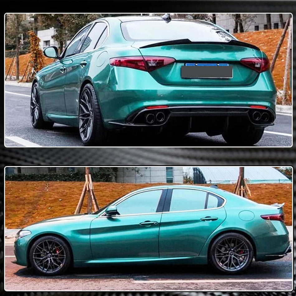 Alfa Romeo Giulia 952 2016-2022 Rear Trunk Spoiler Carbon Fiber/FRP-Ahacarbon