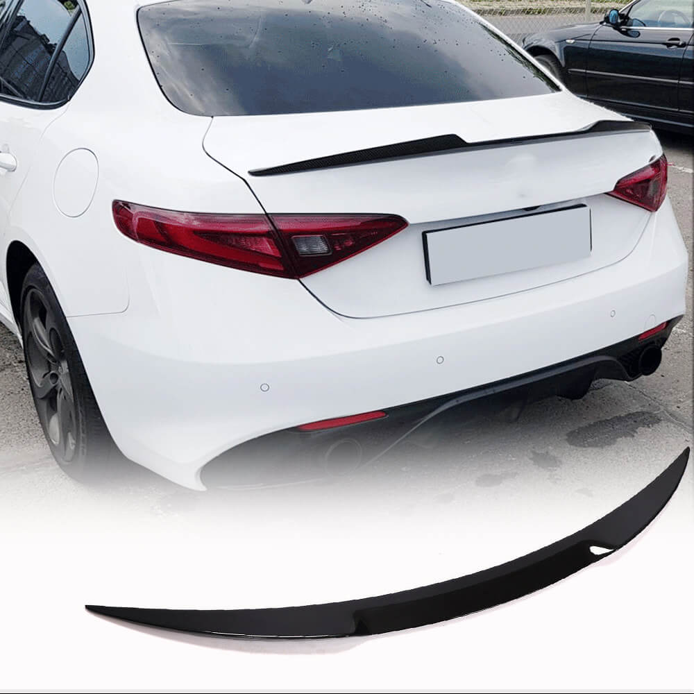 Alfa Romeo Giulia 952 2016-2022 Rear Trunk Spoiler Carbon Fiber/FRP-Ahacarbon