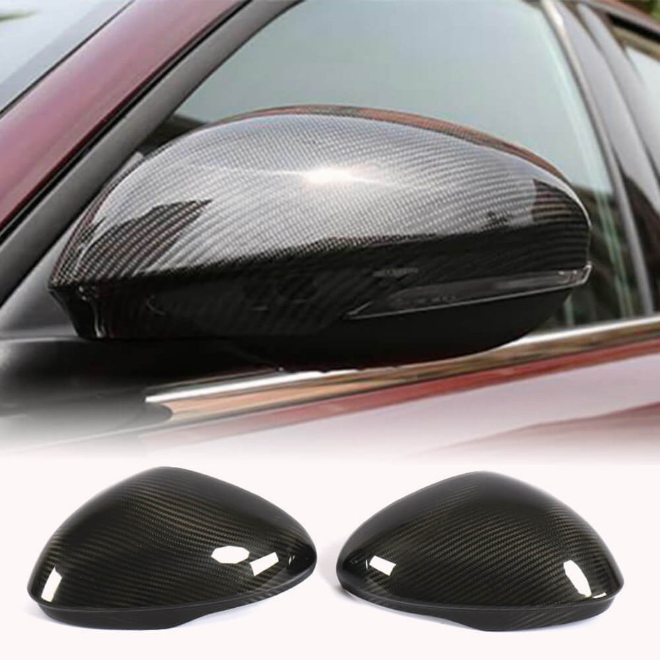 Alfa Romeo Giulia 952 2015-2020 Mirror Covers Add-on Style Dry Carbon Fiber-Ahacarbon
