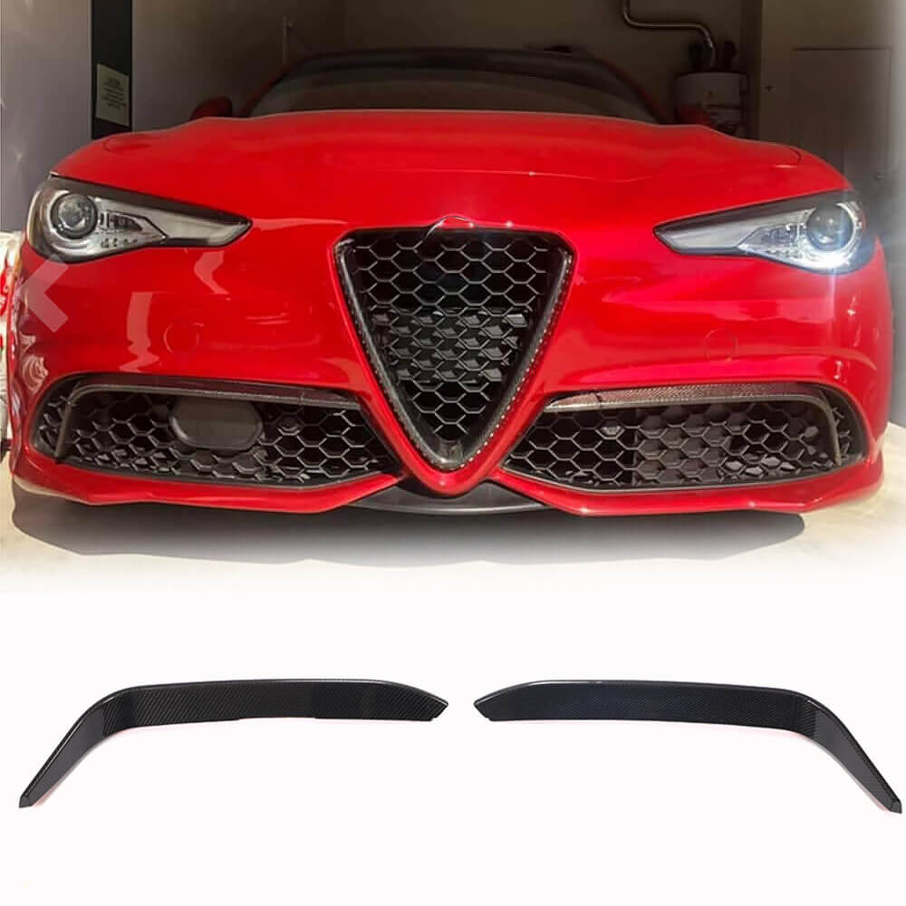 Alfa Romeo Giulia 952 Sport 2015-2021 Fog Light Covers Carbon Fiber/FRP-Ahacarbon