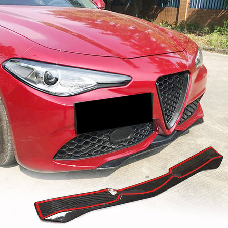 Alfa Romeo Giulia 952 Sport 2015-2020 Front Bumper Lip Carbon Fiber-Ahacarbon