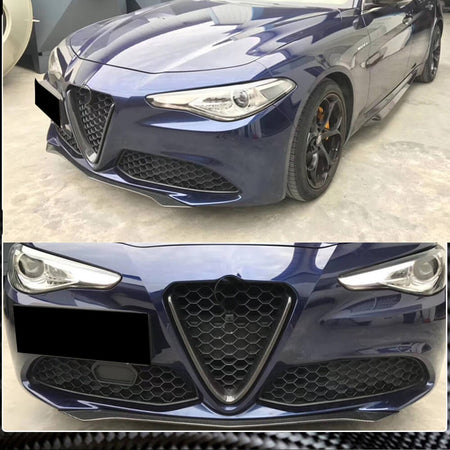 Alfa Romeo Giulia 952 Base 2015-2020 Front Grille Dry Carbon Fiber-Ahacarbon