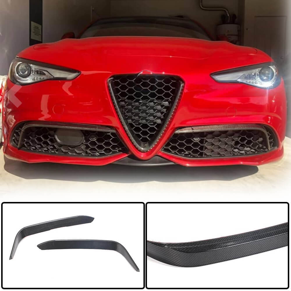 Alfa Romeo Giulia 952 Sport 2015-2021 Fog Light Covers Carbon Fiber/FRP-Ahacarbon
