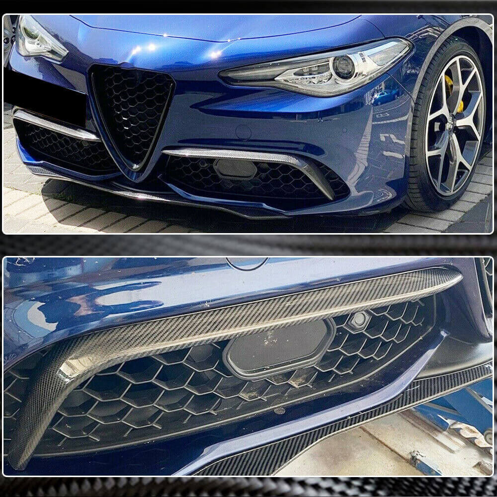 Alfa Romeo Giulia 952 Sport 2015-2021 Fog Light Covers Carbon Fiber/FRP-Ahacarbon