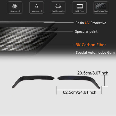 Alfa Romeo Giulia 952 Sport 2015-2021 Fog Light Covers Carbon Fiber/FRP-Ahacarbon