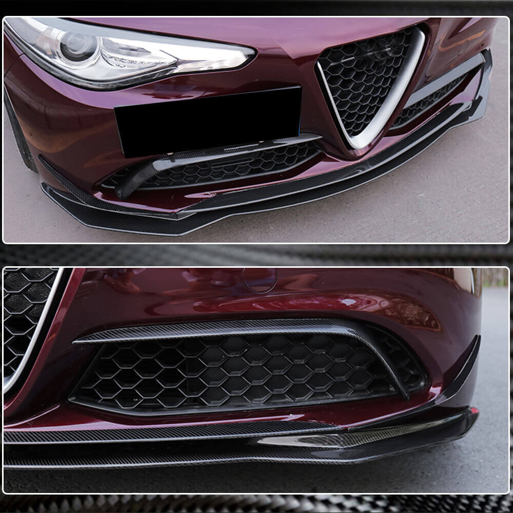 Alfa Romeo Giulia 952 Base 2015-2021 Fog Light Covers Carbon Fiber/FRP-Ahacarbon