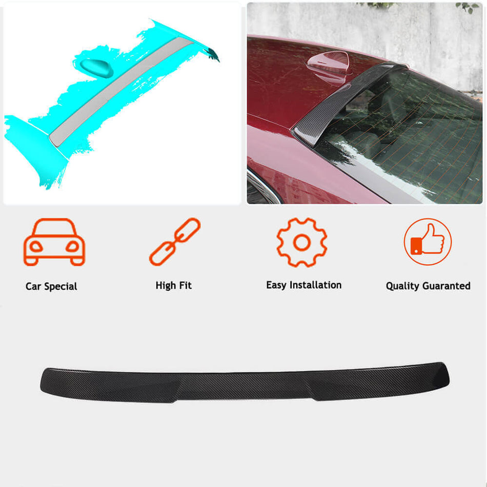 Alfa Romeo Giulia 952 2016-2022 Rear Roof Spoiler Carbon Fiber-Ahacarbon