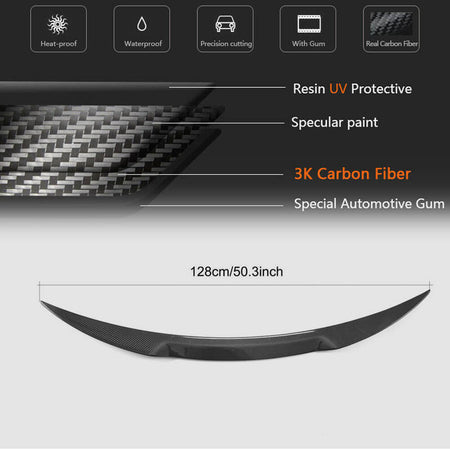 Alfa Romeo Giulia 952 2016-2022 Rear Trunk Spoiler Carbon Fiber/FRP-Ahacarbon