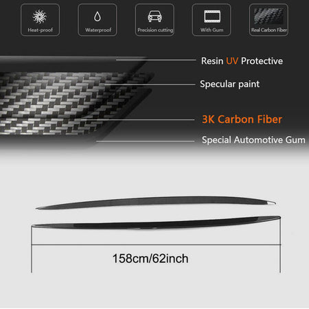 Alfa Romeo Giulia 952 2015-2020 Side Skirts Carbon Fiber/FRP-Ahacarbon