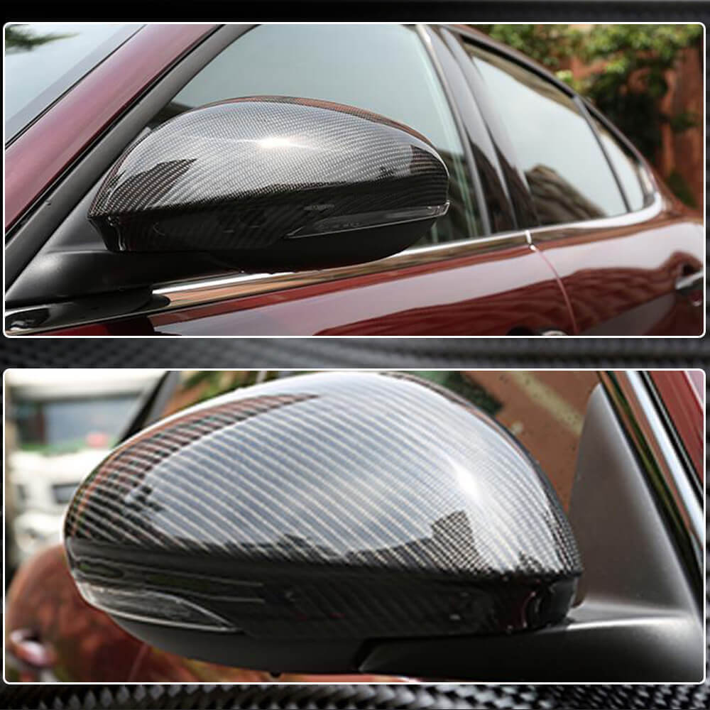 Alfa Romeo Giulia 952 2015-2020 Mirror Covers Add-on Style Dry Carbon Fiber-Ahacarbon