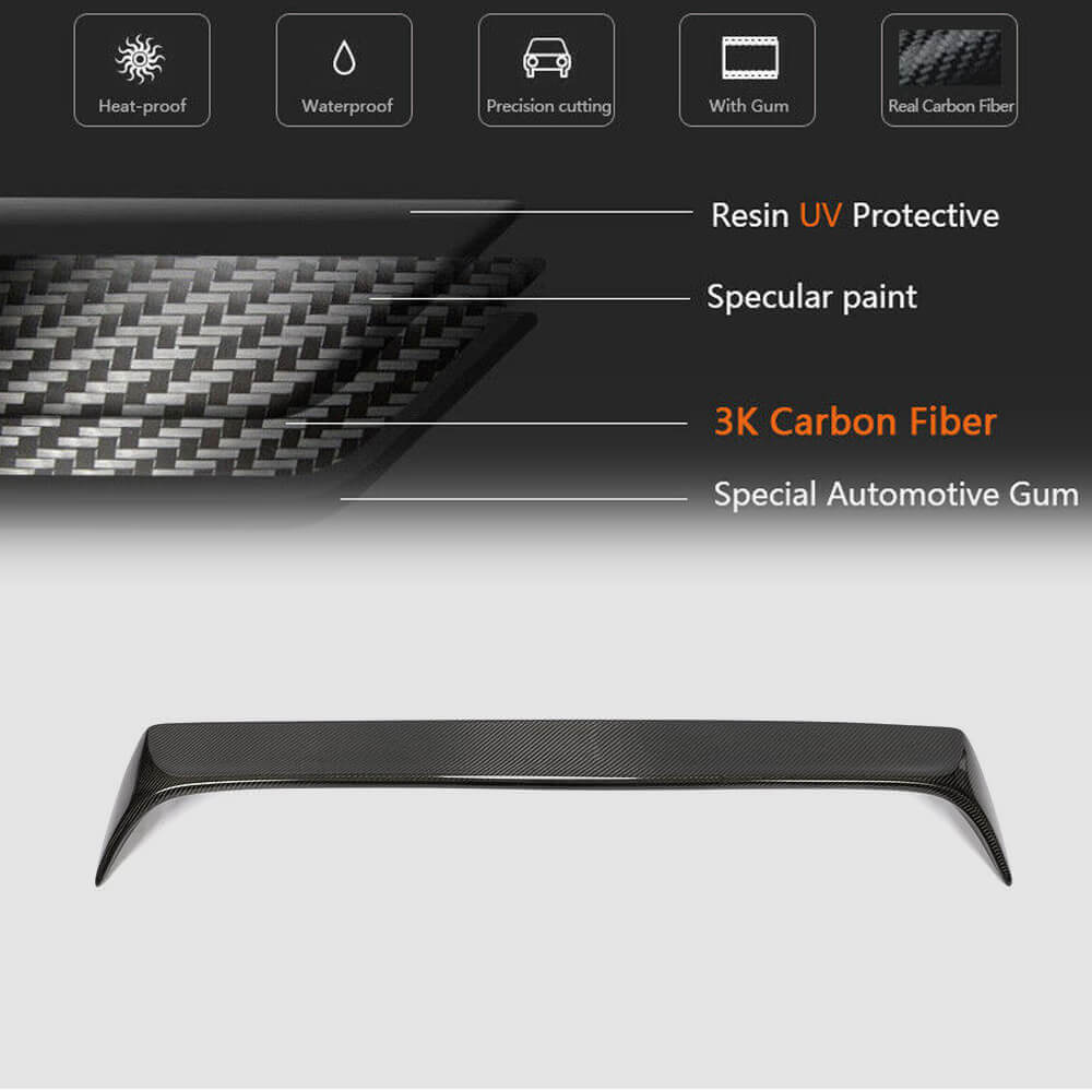 Alfa Romeo Giulia 952 2017-2022 Rear Roof Spoiler Carbon Fiber-Ahacarbon
