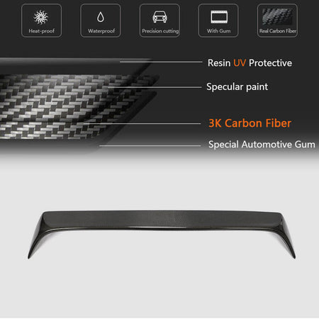 Alfa Romeo Giulia 952 2017-2022 Rear Roof Spoiler Carbon Fiber-Ahacarbon
