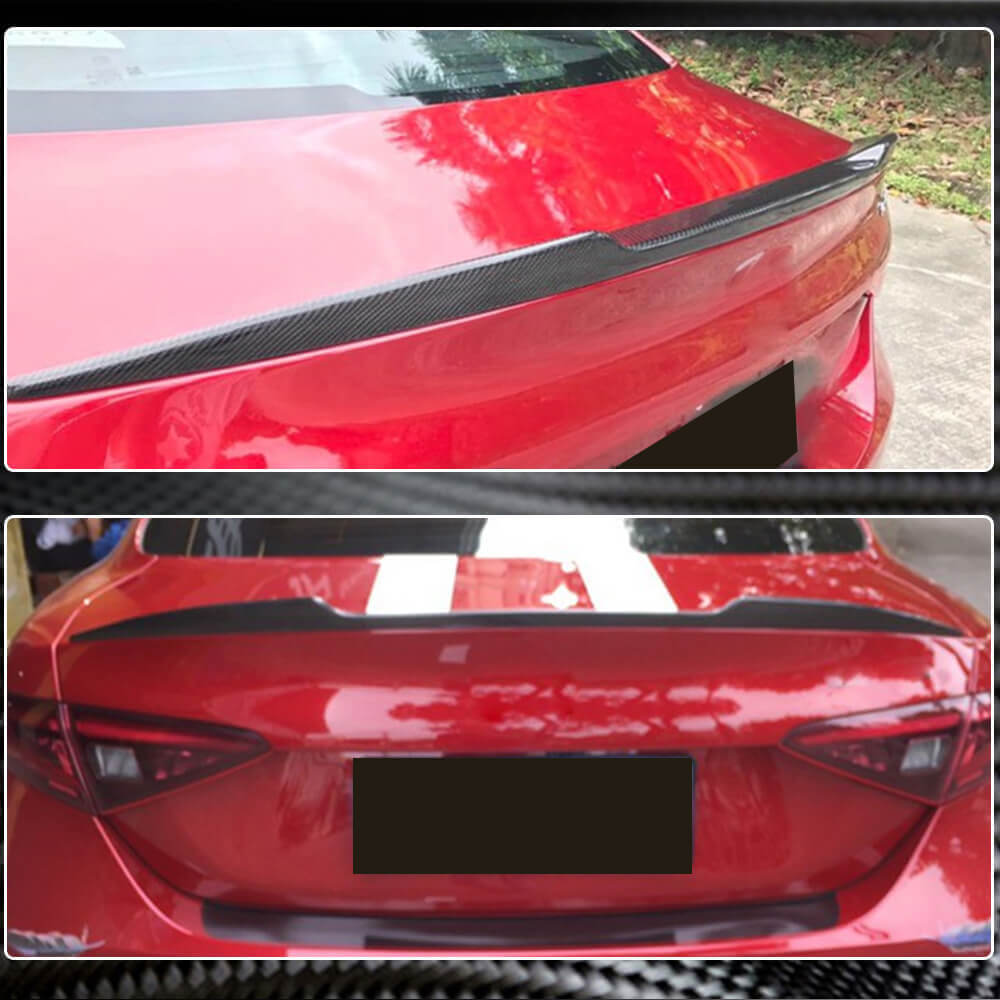 Alfa Romeo Giulia 952 2015-2024 Rear Trunk Spoiler Carbon Fiber-Ahacarbon