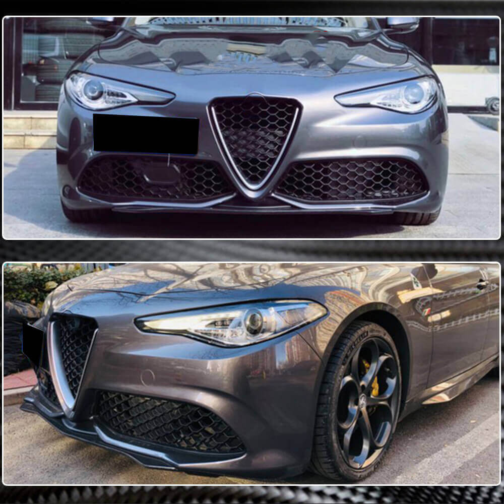 Alfa Romeo Giulia 952 Sport 2015-2020 Front Bumper Lip Carbon Fiber-Ahacarbon